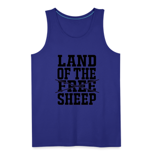 Land Of The Sheep Men’s Premium Tank - royal blue