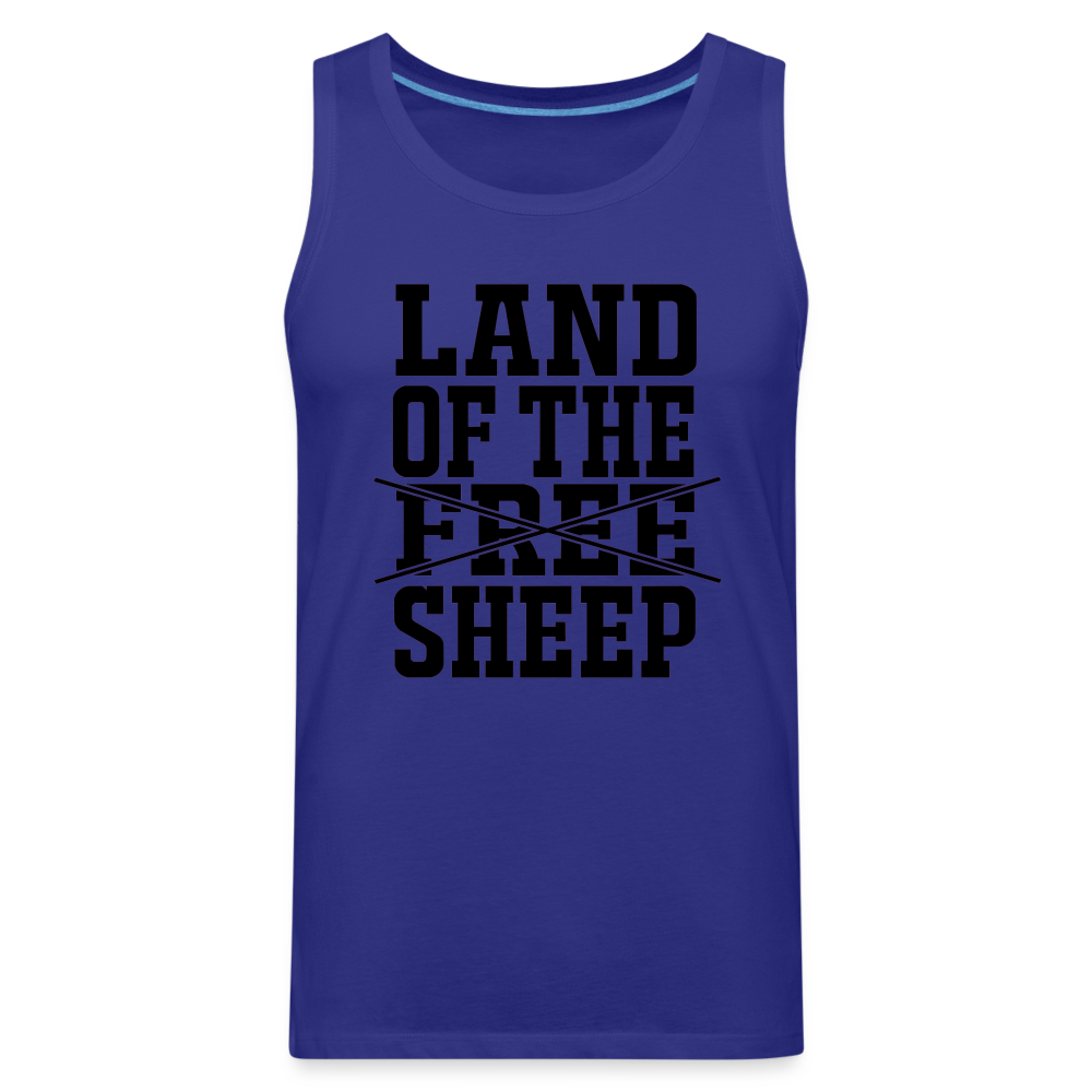 Land Of The Sheep Men’s Premium Tank - royal blue