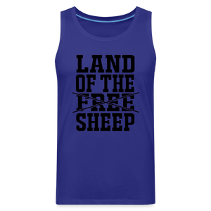 Land Of The Sheep Men’s Premium Tank - royal blue