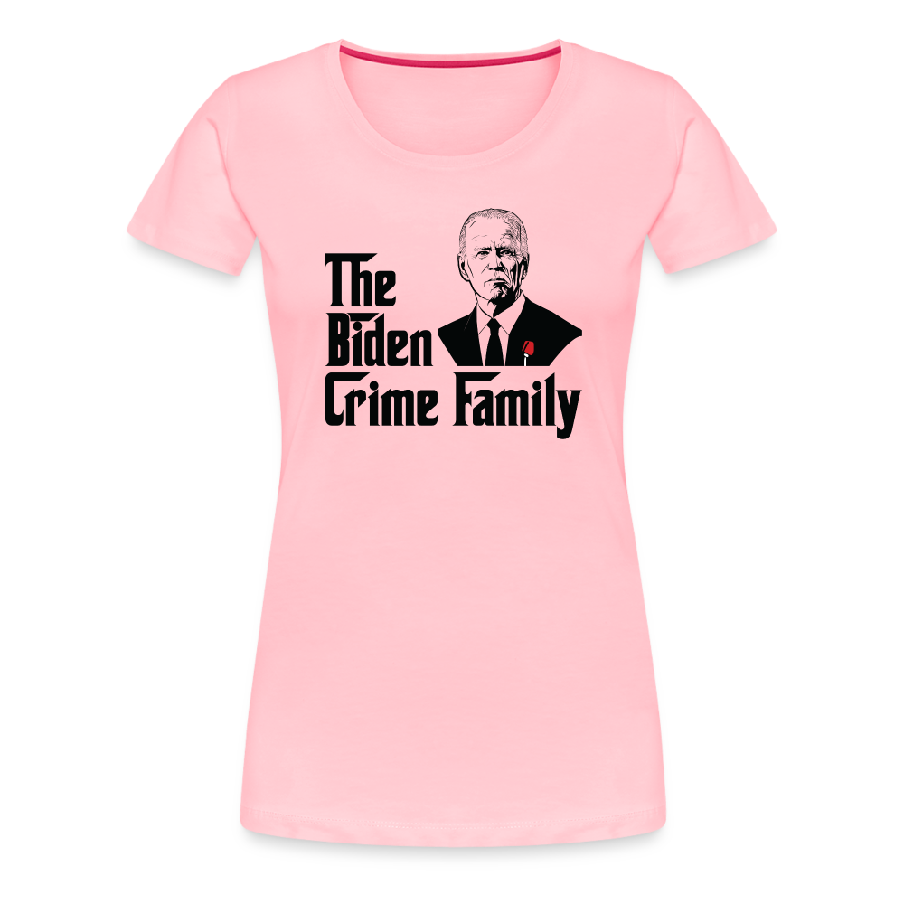 The Biden Crime Family Men's Premium T-Shirt Women’s Premium T-Shirt - pink