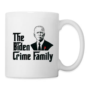 The Biden Crime Family Coffee/Tea Mug - white