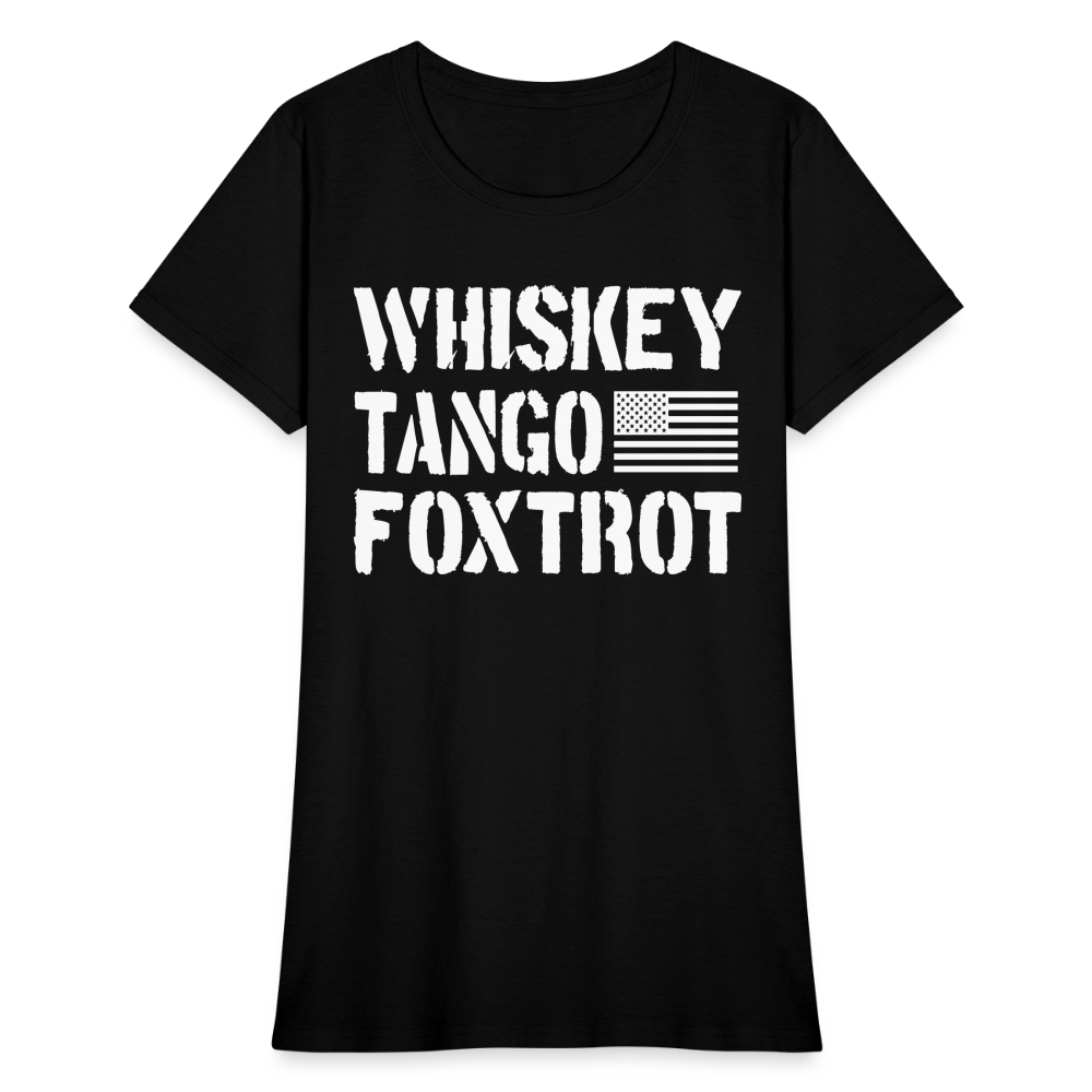 Whiskey Tango Foxtrot Women's T-Shirt - black