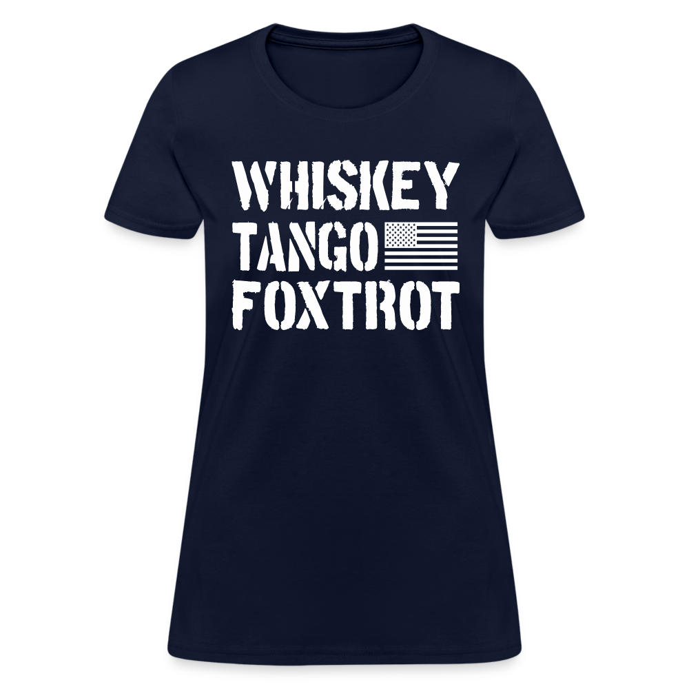 Whiskey Tango Foxtrot Women's T-Shirt - navy