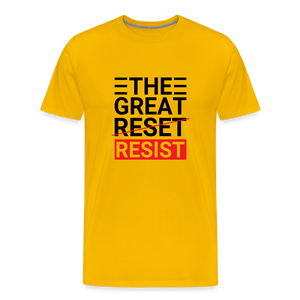 The Great Resist Men's Premium T-Shirt - sun yellow