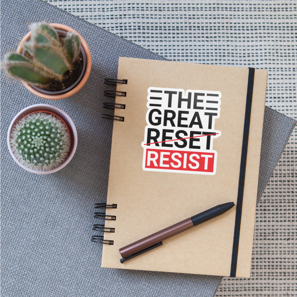 The Great Resist Sticker - white matte