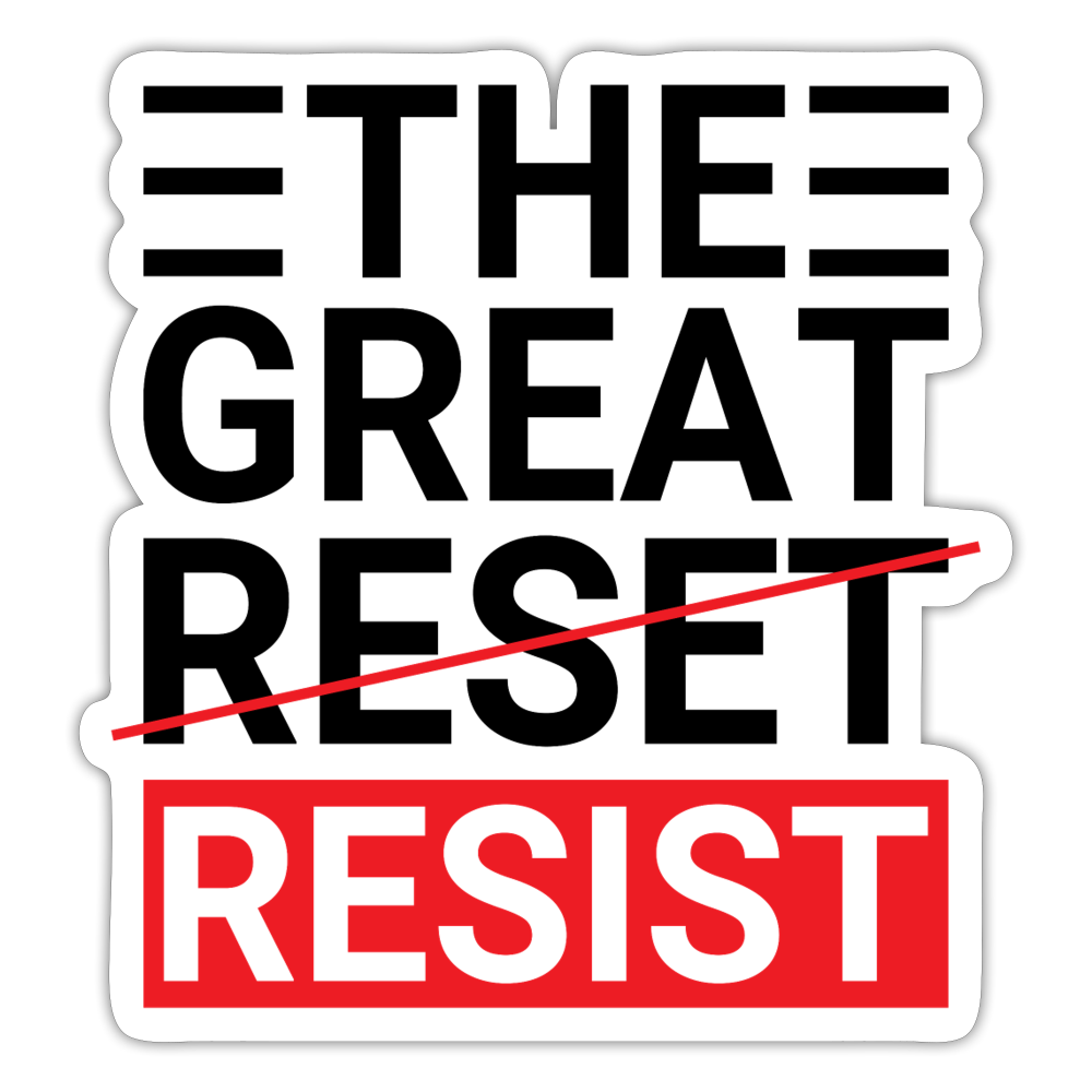 The Great Resist Sticker - white matte