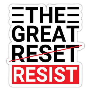 The Great Resist Sticker - white matte