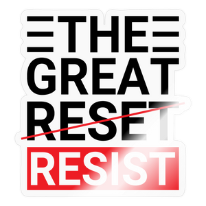 The Great Resist Sticker - transparent glossy