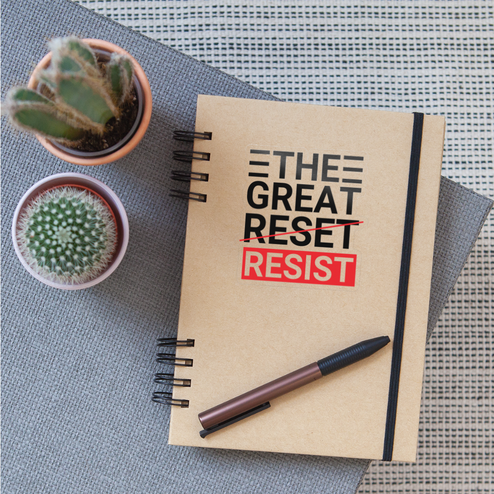 The Great Resist Sticker - transparent glossy