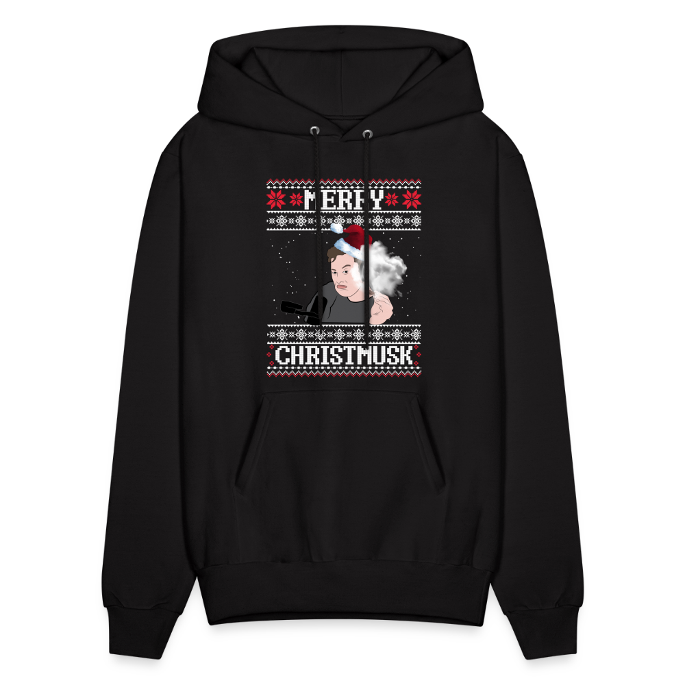 Merry Christmusk Men's Hoodie - black