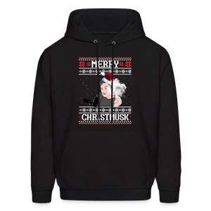 Merry Christmusk Men's Hoodie - black