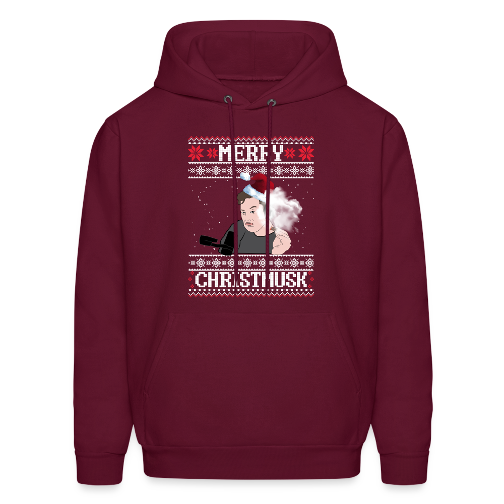 Merry Christmusk Men's Hoodie - burgundy