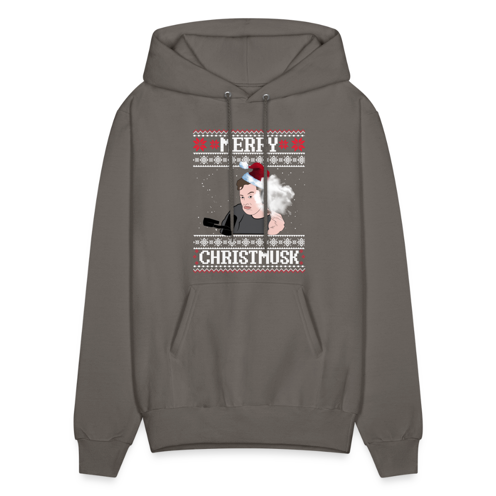 Merry Christmusk Men's Hoodie - asphalt gray