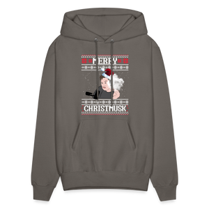 Merry Christmusk Men's Hoodie - asphalt gray