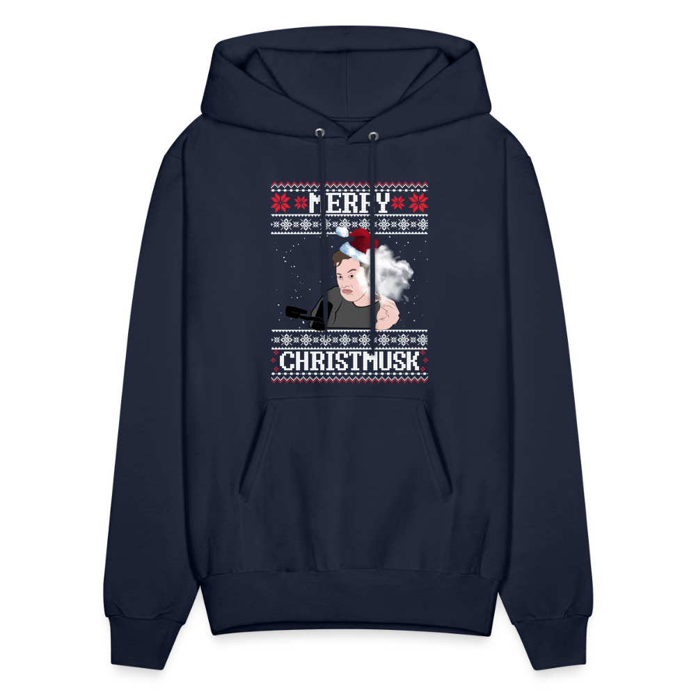 Merry Christmusk Men's Hoodie - navy