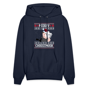 Merry Christmusk Men's Hoodie - navy