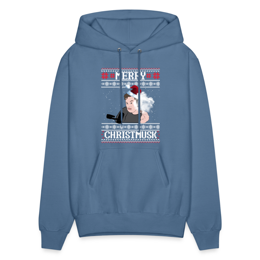 Merry Christmusk Men's Hoodie - denim blue