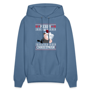 Merry Christmusk Men's Hoodie - denim blue