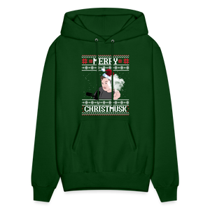 Merry Christmusk Men's Hoodie - forest green