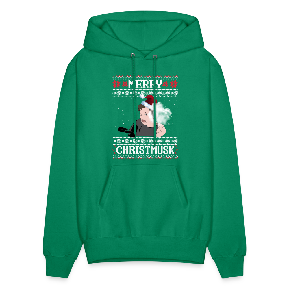 Merry Christmusk Men's Hoodie - kelly green