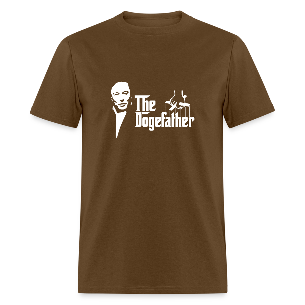 The DogeFather Dogecoin  Classic T-Shirt - brown