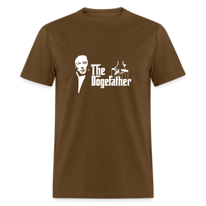 The DogeFather Dogecoin  Classic T-Shirt - brown