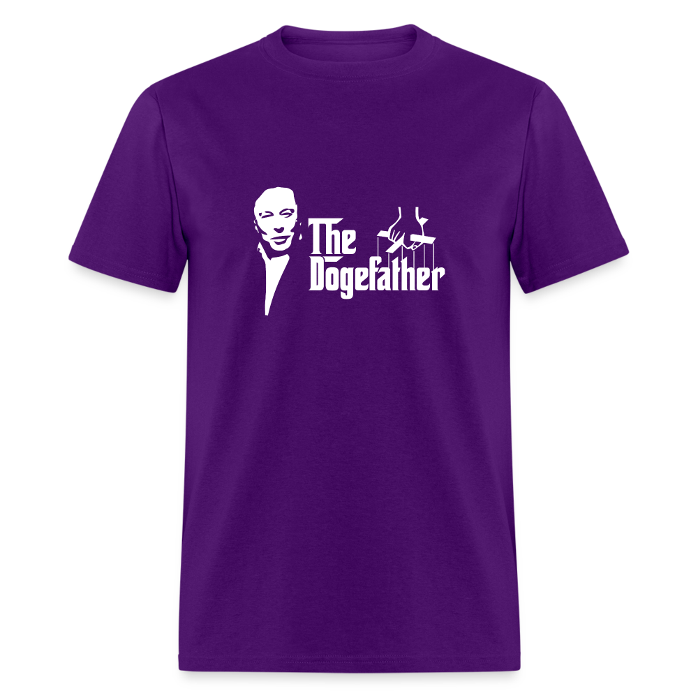 The DogeFather Dogecoin  Classic T-Shirt - purple