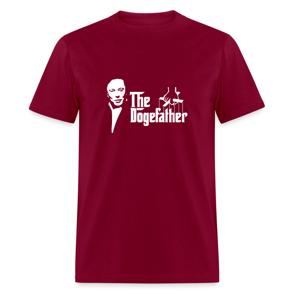 The DogeFather Dogecoin  Classic T-Shirt - burgundy