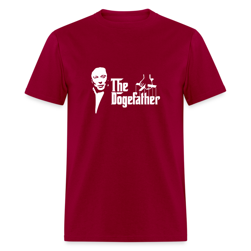 The DogeFather Dogecoin  Classic T-Shirt - dark red