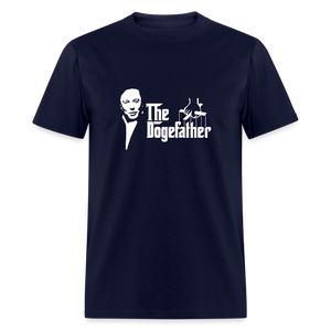 The DogeFather Dogecoin  Classic T-Shirt - navy