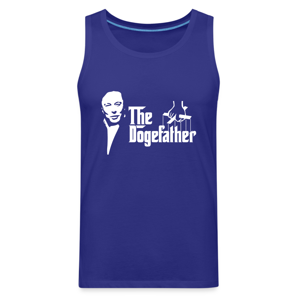 The DogeFather Dogecoin Men’s Premium Tank - royal blue