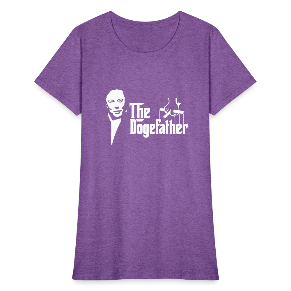 The DogeFather Dogecoin Women's T-Shirt - purple heather