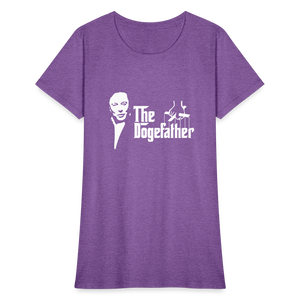 The DogeFather Dogecoin Women's T-Shirt - purple heather