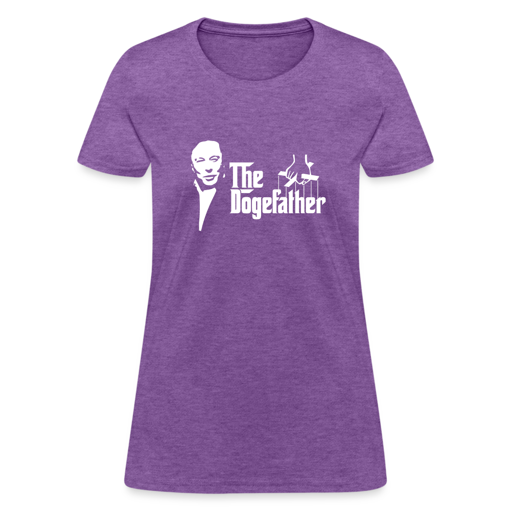 The DogeFather Dogecoin Women's T-Shirt - purple heather