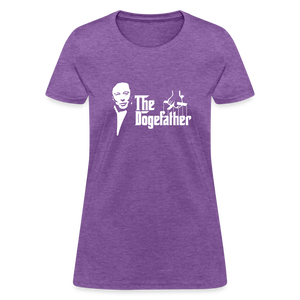 The DogeFather Dogecoin Women's T-Shirt - purple heather