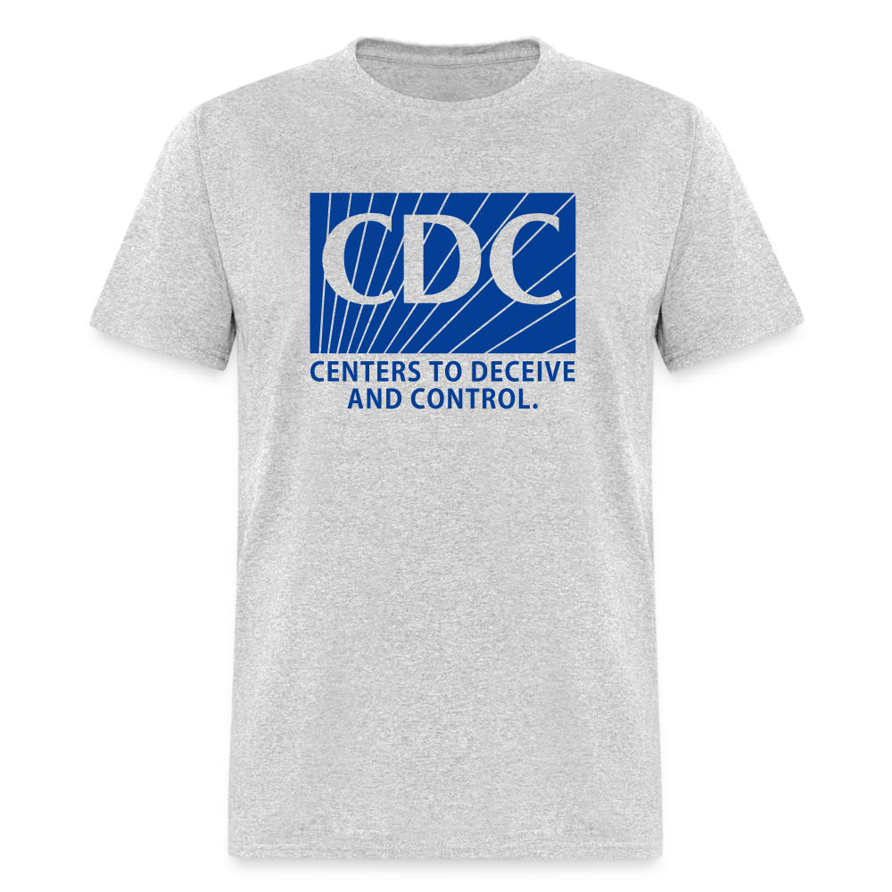 CDC - Centers to deceive and control Classic T-Shirt - heather gray