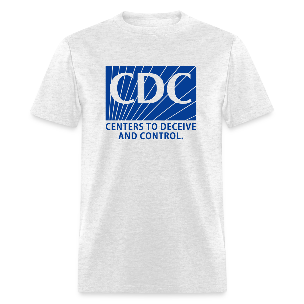 CDC - Centers to deceive and control Classic T-Shirt - light heather gray