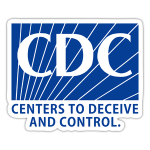 CDC Sticker - white matte