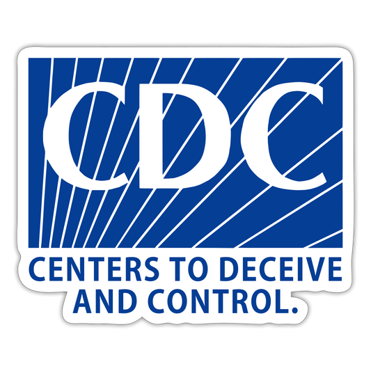 CDC Sticker - white matte