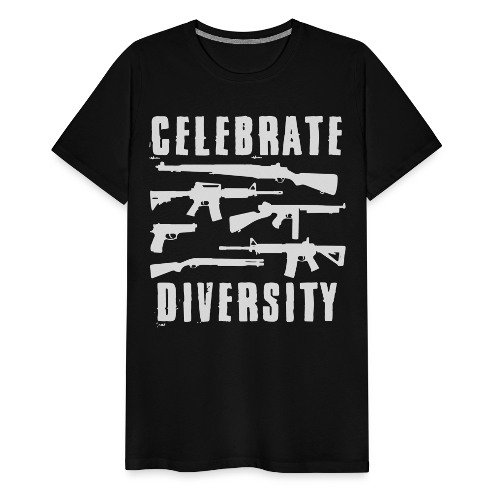 Celebrate Diversity Men's Premium T-Shirt - black