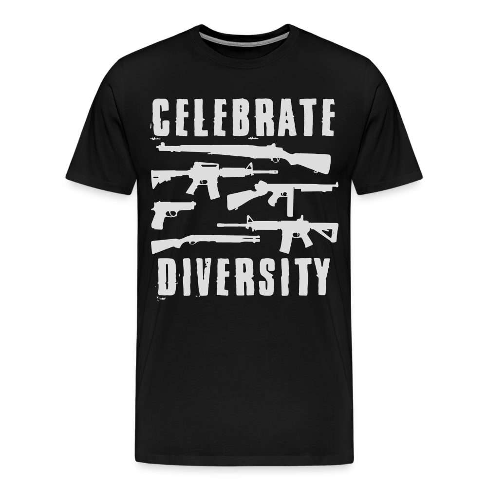 Celebrate Diversity Men's Premium T-Shirt - black