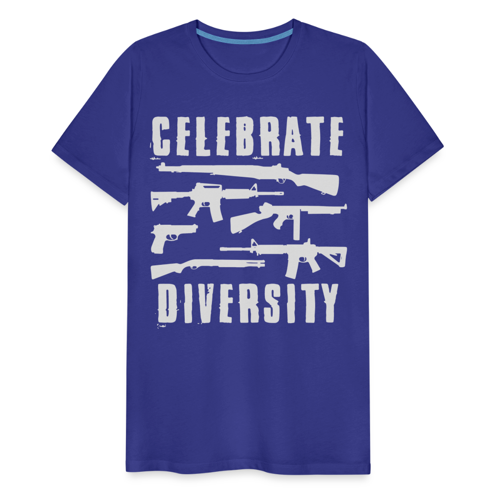 Celebrate Diversity Men's Premium T-Shirt - royal blue