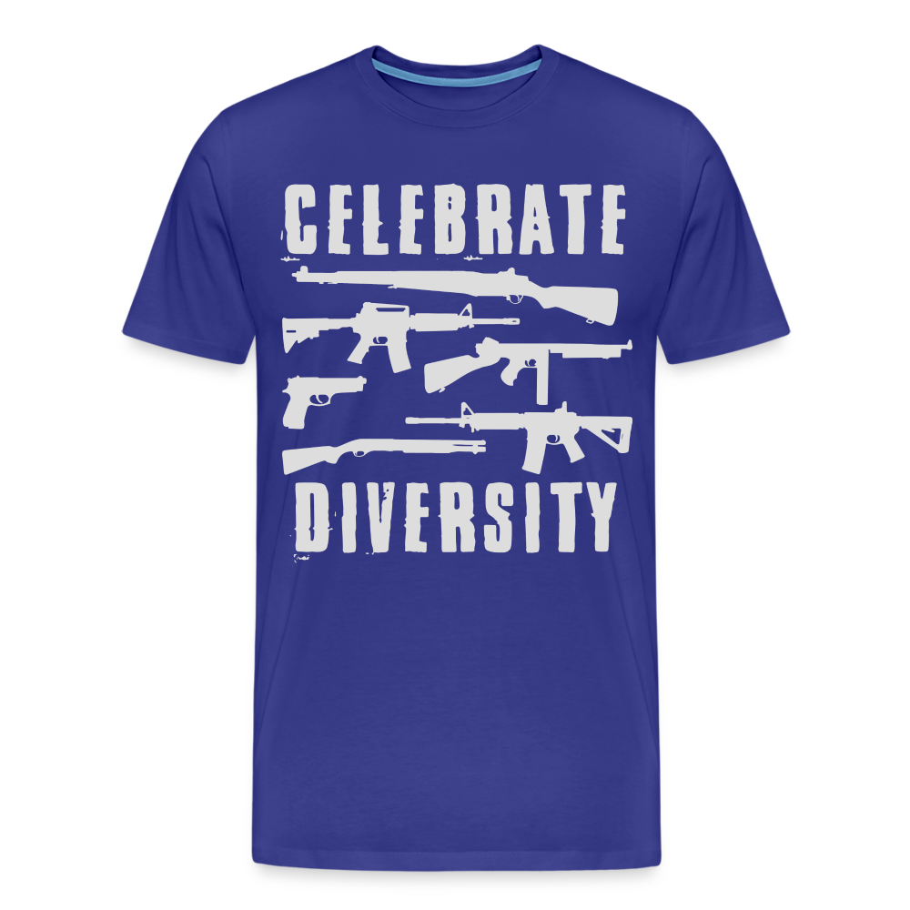 Celebrate Diversity Men's Premium T-Shirt - royal blue