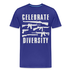 Celebrate Diversity Men's Premium T-Shirt - royal blue