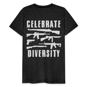 Celebrate Diversity Men's Premium T-Shirt - charcoal grey