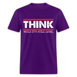 Think While It's Still Legal Men's Classic T-Shirt - purple