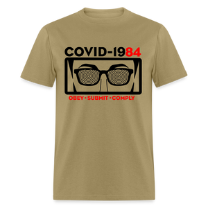 COVID-1984 Classic Men's T-Shirt - khaki