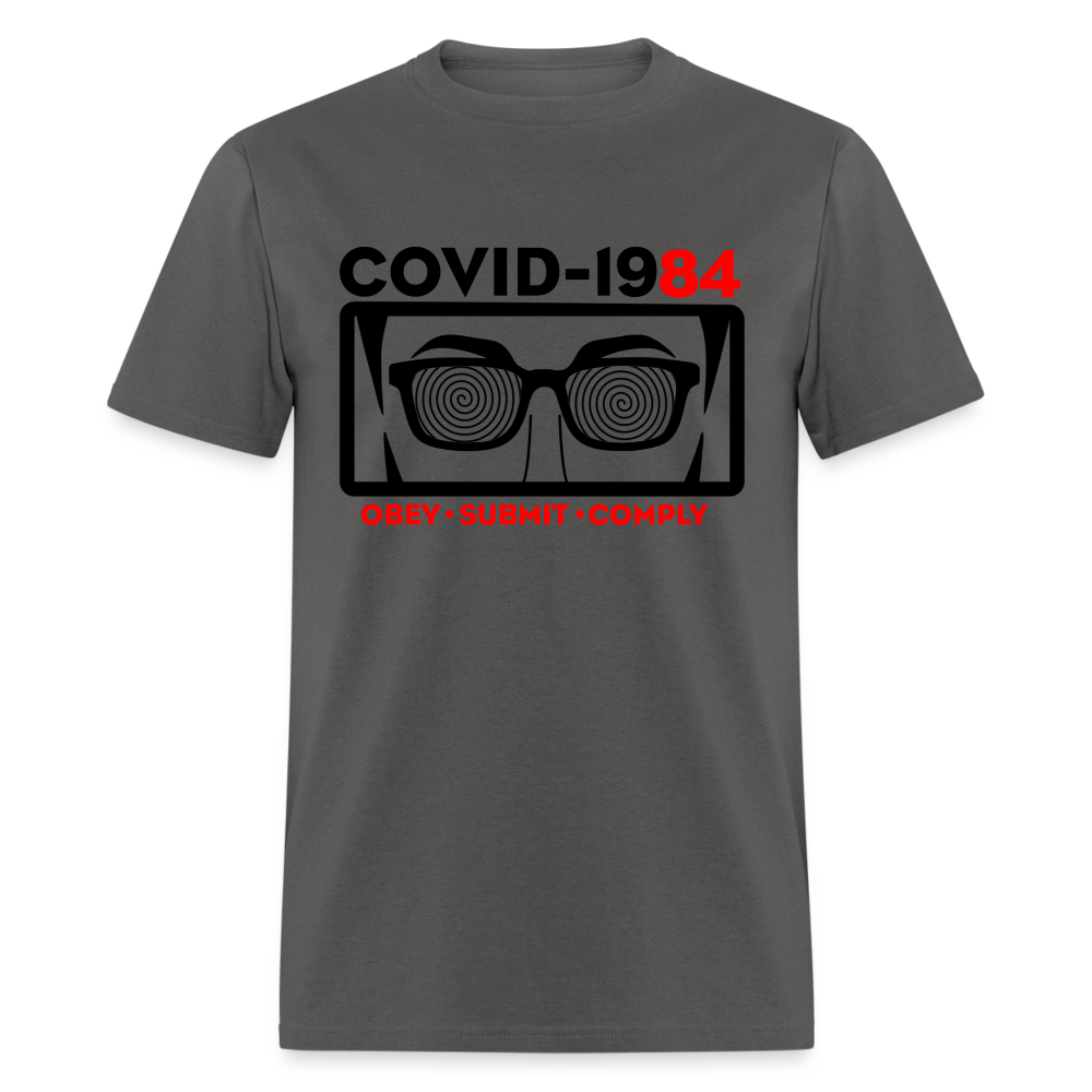 COVID-1984 Classic Men's T-Shirt - charcoal