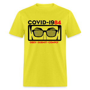 COVID-1984 Classic Men's T-Shirt - yellow