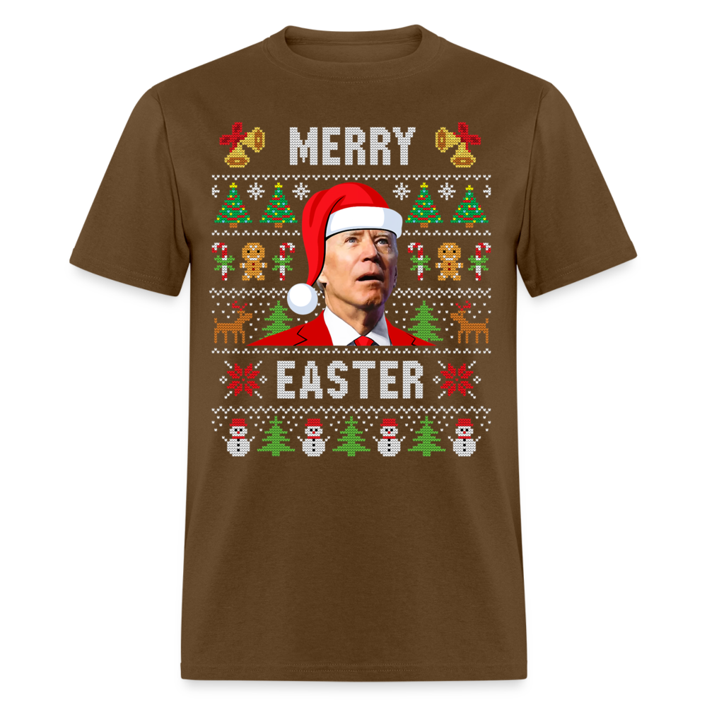 Funny Joe Biden Christmas Classic Men's T-Shirt - brown